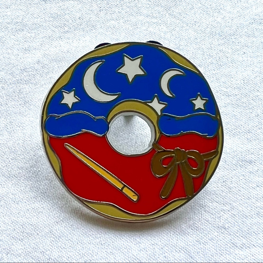 Disney Mickey Mouse and Friends Donut Fantasia Sorcerer Mickey Pin